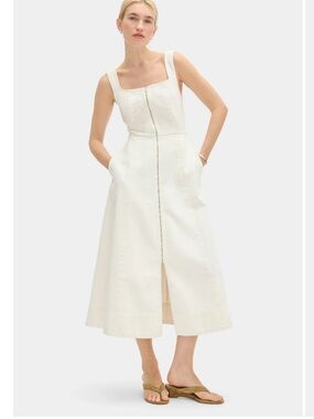 Aligne denim midi dress